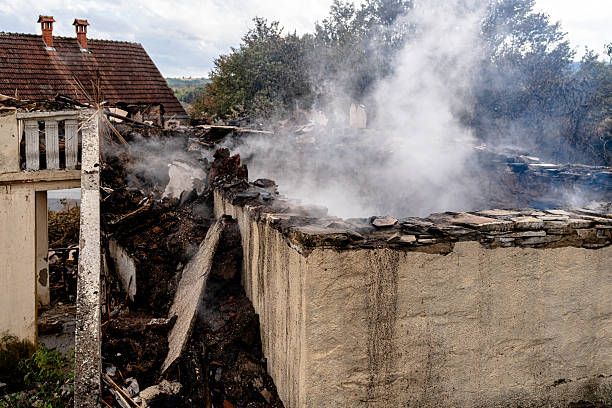 Professional Fire Damage Removal technician working in Black Diamond, WA